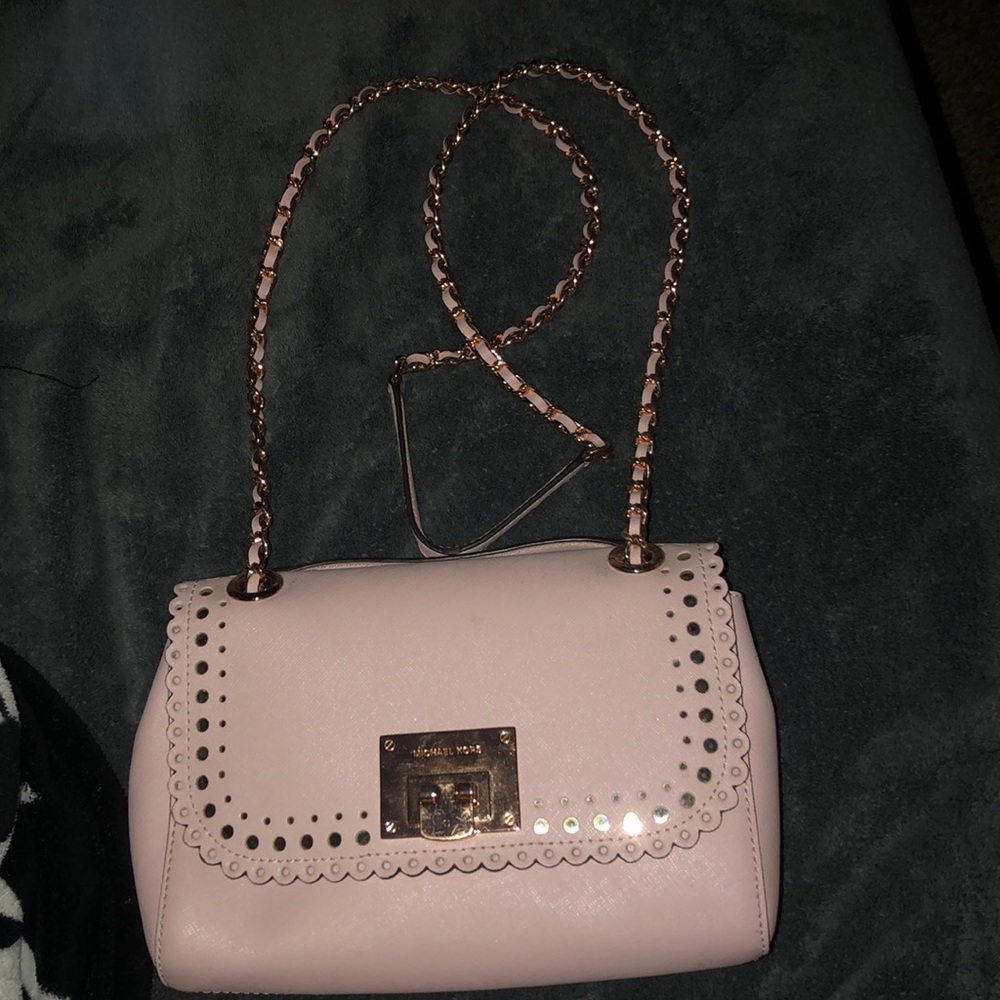 Michael Kors Light pink crossbody purse